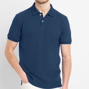 NWT Gap pique polo M